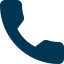 Phone icon in dark blue, representing contact or call functionality for dental services